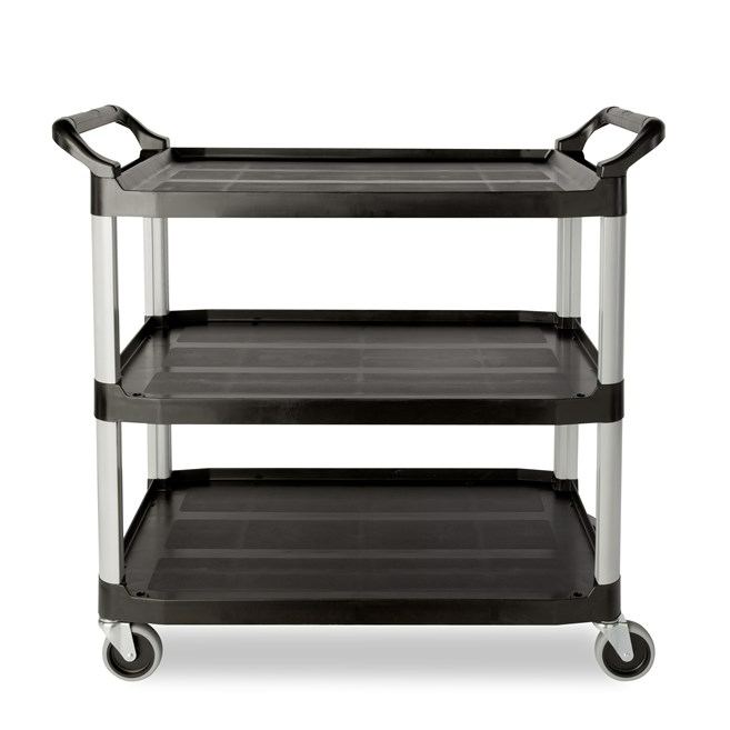 service utility cart with 4" swivel casters, 200 lb. capacity
