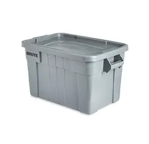 Brute 20 gal tote with lid