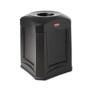 Landmark series store front container, funnel top with panel frame