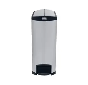 Step-on Stainless Steel End Step Container