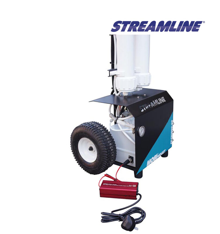 mobi midget battery operated with 15m carbon pole reverse osmosis & di filtration