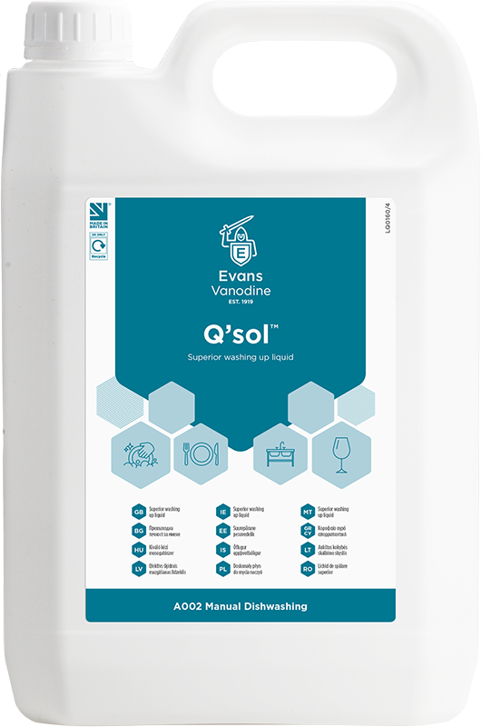 qsol 5 ltr high strength manual detergent