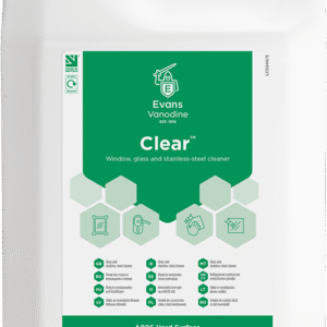 clear window & glass cleaner 5ltr window, glass and stainless steel cleaner